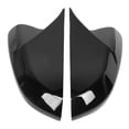 thumbnail image 3 of Rearview Mirror Cover Side Mirror  Wing Mirror Cover Door Mirror Trim Shell Rearview Mirror Cover Trim Rearview Mirror Cover  Add On For   10th  2016-2020Glossy Black, 3 of 8