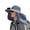 Dark Gray, variant on Gyexs Solar Fan Hat for Men Women UPF 50+ Sun Bucket Hat with 2 Solar Fans Wide Brim Sun Hats for Outdoor Fishing Hiking Beach #Dark Gray