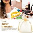 thumbnail image 4 of 100 Pcs Fabric Decorative Gift Bags Portable Elegant Sandbag Medium Mesh Large, 4 of 6