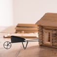 thumbnail image 3 of Raindrops Mini Barrow for DIY Decoration Black Vintage Style 1Pcs, 3 of 8