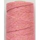 thumbnail image 1 of Xiao Hua Cordón de algodón de macramé trenzado de 1,5 mm, color beige, para tejer, hacer joyas, colgar plantas en la pared, decoración del hogar y el jardín, color rosa A, 1 of 2