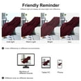 thumbnail image 7 of REGALWOVEN Flannel Fleece Blanket Soft Warm Luxury Hemmed Burgundy King, 7 of 7