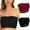 Wine, variant on LYEAA Womens Bras No Wire Plus Size Pack of 2 Wireless Padded Strapless Stretch Push Up Bandeau Solid Seamless Invisible Support Non-Slip Breathable Comfortable Soft Sleeping Everyday Bra Beige L