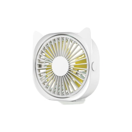 VONKY USB Electric Fan Rechargeable Noiseless Summer Cooling Tools  360-Degrees Mini Fan Portable for Office Car Home White | Walmart Canada