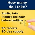 thumbnail image 6 of Nature Made Melatonin 5 mg Ex Strength Tablets, 100% Drug Free Sleep Aid for Adults, 90 Ct, 6 of 10