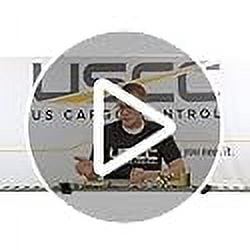 US Cargo Control E Track Tie Down Heavy Duty with Ring, Spring Loaded Fitting for E Track, Quickly and Easily Secure Cargo for Transport in an Enclosed Van, Truck, Or Trailer, 10 Pack