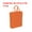Orange, variant on Reusable Gift Bags Vertical Style Non-Woven Tote Bag Dark Green