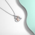 thumbnail image 5 of CACA LADY Dog Necklace for Women 925 Sterling Silver Hug Dog Heart Pendant Memorial Gifts Puppy Jewelry Christmas Stocking Stuffers for Mom Girlfriend, 5 of 6