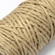 thumbnail image 3 of 1 rollo de 27,34 yardas (25 m) de cordón de yute de 5 mm, hilo de yute, cuerda de yute, hilo de yute de 5 capas, materiales para encordar, 3 of 3