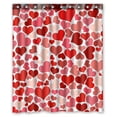thumbnail image 1 of ABPHQTO Cortina de ducha de baño de San Valentín, anillos de ducha incluidos Cortina de ducha de poliéster impermeable 152x180 cm ABPHQTO QIUQIAN57-60x72, 1 of 1