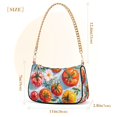 thumbnail image 3 of FORMRS Womens Shoulder Bag with Chain Strap Clutch Purse Cute Tote Handbag, Watercolor Tomatoes, 3 of 7