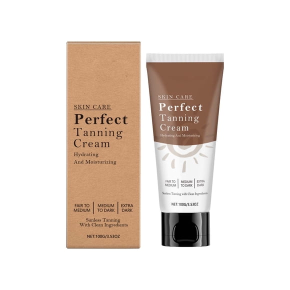WIFKLSIIPG with Natural & Organic Ingredients Moisturizing Self Tanning Lotion with & Coconut for A Natural Glow Streak Tan Medium to Dark