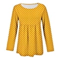 thumbnail image 4 of MEICHEN Womens Fall Casual Tops Long Sleeves Crewneck Printed T Shirts Loose Comfy Going Out Tee Shirts, 4 of 5