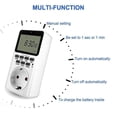 thumbnail image 3 of 7 Day Digital Infinite Repeat Cycle Timer EU US Plug for Electrical Outlets, 3 of 4