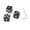 Black, variant on Universal Guitar Dice Control Knobs Speed Tone Volume Adjuster Caps with Wrench (Black, 3-Pack) - 0.63 x 0.63 x 0.63 inches / 1.6 x 1.6 x 1.6 cm