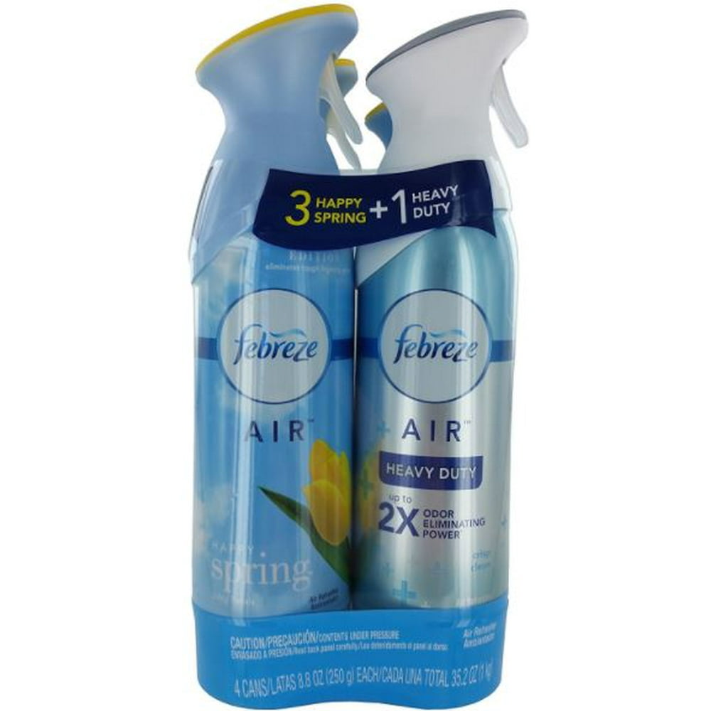 Febreze Air Effects Air Freshener, 8.8 Oz, Happy Spring 3 Ct + Heavy