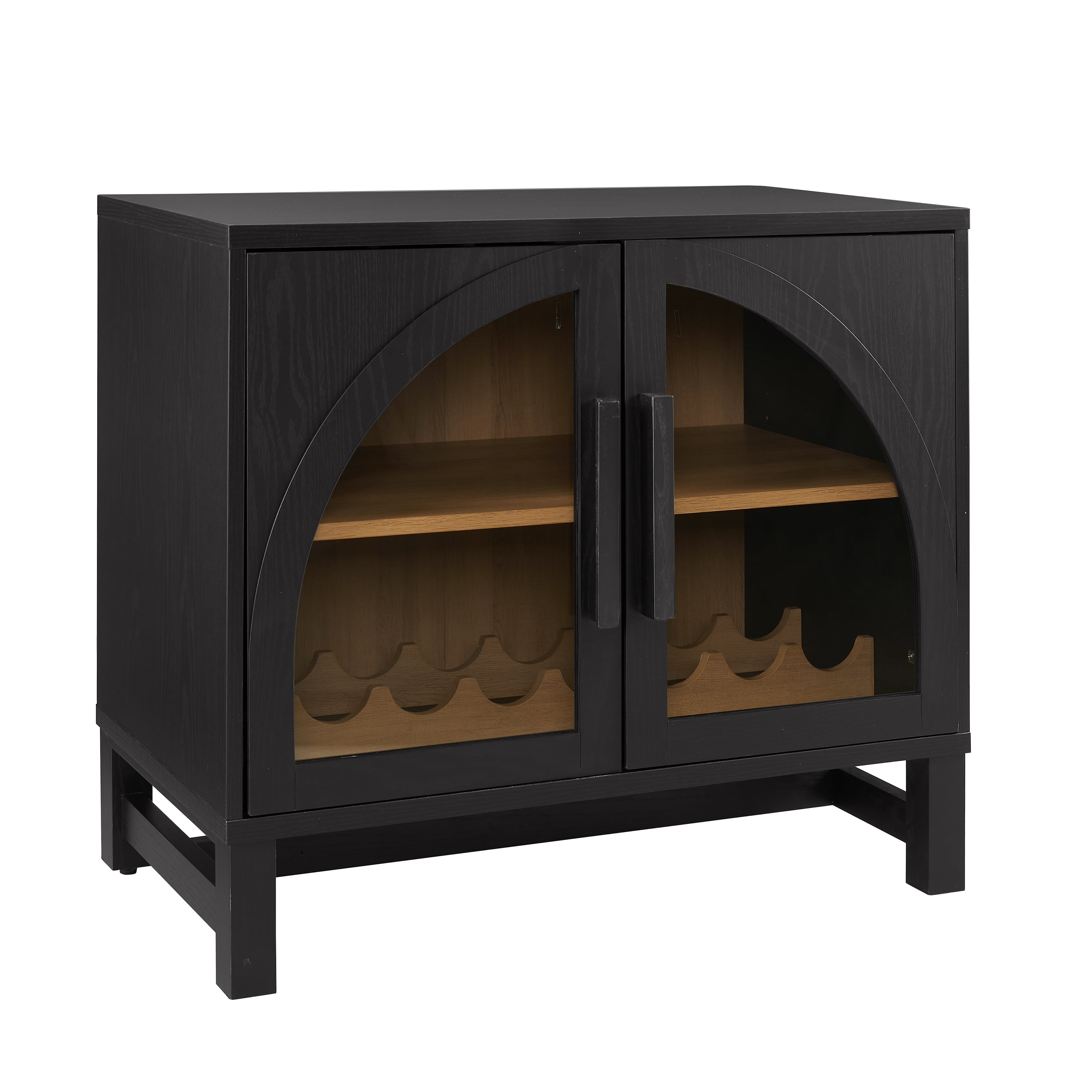 Better Homes & Gardens Juliet Bar Cabinet with Storage, Black