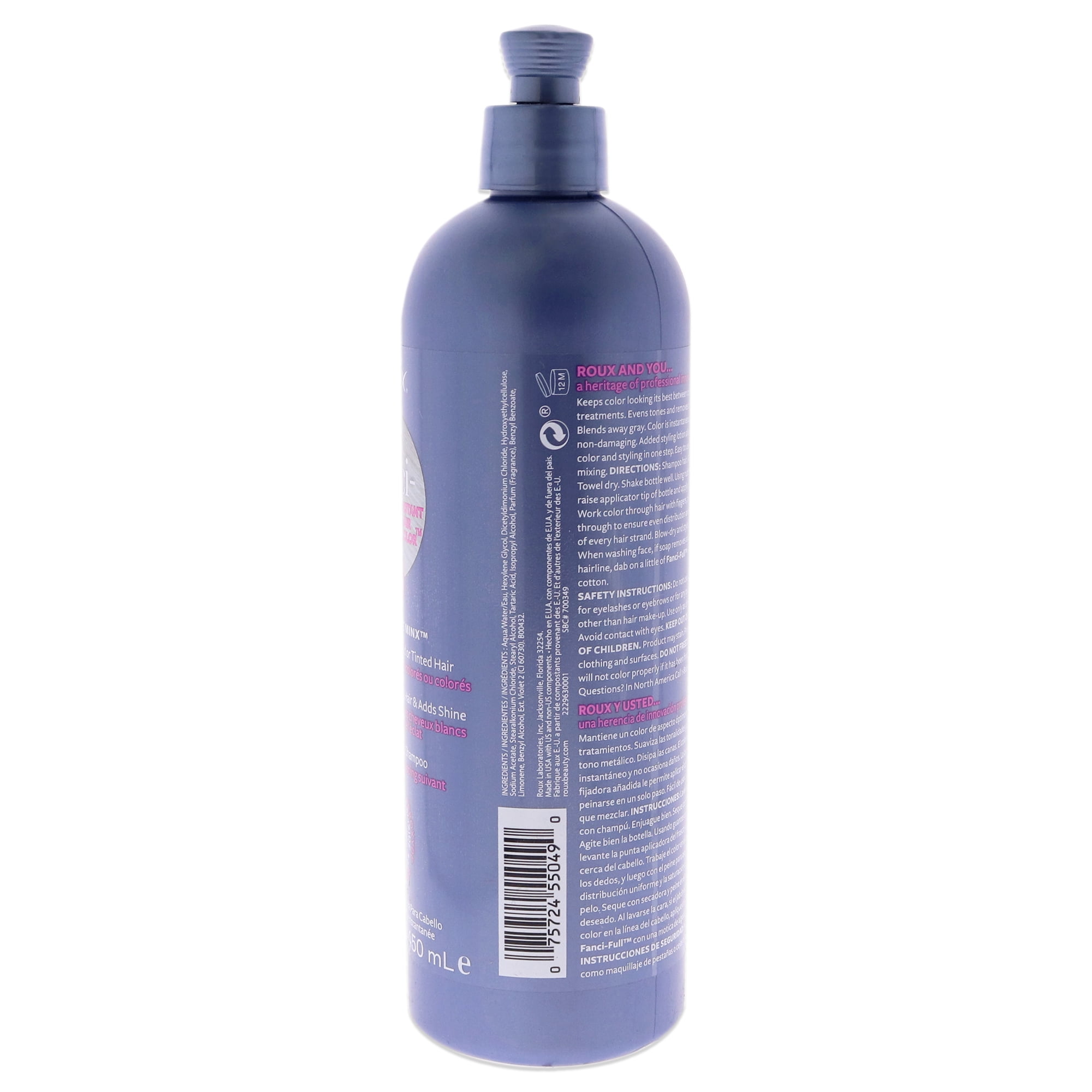 Roux Fanci-Full Temporary Color Rinse 49 Ultra White Minx, 15.2 oz