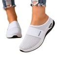 thumbnail image 2 of YOUYEDIAN Mules for Women Fashion Breathable Mesh Slip On Round Toe Versatile Sport Flats Casual Cut-Out Design Soft Walking Shoes, 2 of 5