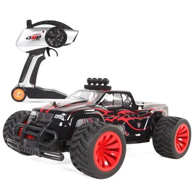 NetJett NC26295 1 by 16 Scale High-Speed Car 2.4GHz Remote Control Electric RC RTR Car Top Racing Truck RC - Red