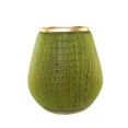 thumbnail image 1 of Polyrésine Accent Alligator Vase de Peau&44; Vert Clair, 1 of 1