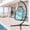 Black Frame, Blue Cushion, variant on Enyopro Hammock Chair, Black