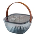 thumbnail image 2 of WLPZXP Fruit Bowl Breakfast Trays Multifunctional Ornament for Outdoor Home Camping Blue, 2 of 9