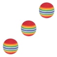 thumbnail image 1 of Eigraketly Stripe Espuma Esponja Pelotas de golf Swing Práctica Entrenador Ayuda Herramienta de entrenamiento de golf, Rojo Type1 NO1, 1 of 6