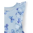 thumbnail image 3 of The Children's Place Baby & Toddler Girls Short Sleeve Printed Flutter Dress, Sizes 6M-5T, 3 of 3