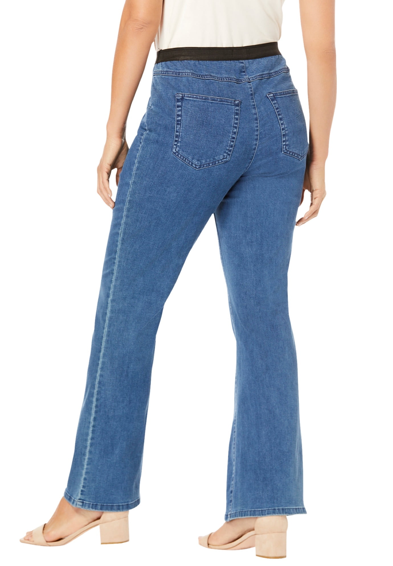bootcut denim leggings