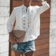 thumbnail image 5 of Gibobby Tirantes Para&nbsp;Camisa Blusa de mujer Tops Camiseta sexy sólida（Blanco， XXXXL), 5 of 5