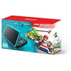 Restored Nintendo 2DS XL System JANSBADB w/ Mario Kart 7 Pre-installed, Black & Turquoise (Refurbished)