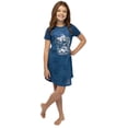 thumbnail image 3 of Harry Potter Girls' Foil Print Hogwarts House Crest Nightgown Lounge Pajama - Ravenclaw Hufflepuff Gryffindor Slytherin, 3 of 7