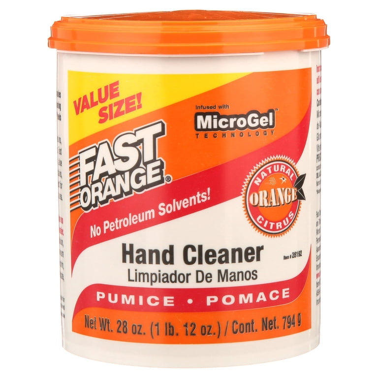 Permatex Fast Orange Pumice Hand Cleaner, 28 oz. Orange Scented