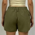 thumbnail image 4 of Wutalume Jeans for Women Plus Size Denim Shorts, Stretch Slim Fit Jean Shorts with Versatile Wash for Summer Casual Style,Green S, 4 of 5