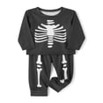 thumbnail image 4 of Family Matching Halloween Pajamas Funny Skeleton Printed PJs Loungewear for Men Women Kids, 4 of 8