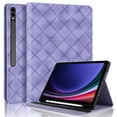 thumbnail image 5 of Elastic Band PU Leather Case for Samsung Galaxy Tab S9 FE+ 12.4" 2023 SM-X610/SM-X616B with Pencil Holder, Folio Cover Adjustable Stand - Multiple View Angles, for Tab S9 FE Plus, Purple, 5 of 8
