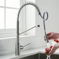 thumbnail image 5 of Kraus Oletto Contemporary Single Handle Pull Down Kitchen Sink Faucet, Chrome, 5 of 9