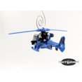 thumbnail image 4 of Blue Police Helicopter Mission Rare Christmas Tree Ornament Diecast, 4 of 4