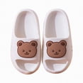 thumbnail image 3 of kpoplk Kids Cloud Slides Boys Girls Shower Slippers Slip on Slide Sandals Non-slip Summer Beach Pool Shoes(White,1), 3 of 7