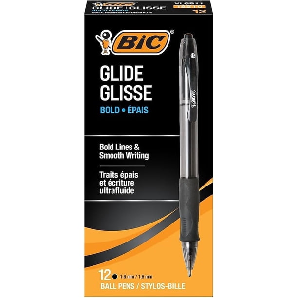 Bolígrafo retráctil BIC Velocity, tinta negra, 1,6 mm, negrita