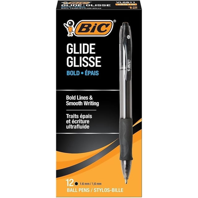 Bolígrafo retráctil BIC Velocity, tinta negra, 1,6 mm, negrita