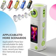 2K 32GB Mini Thumb Digital Camera/Video Camera, 0.96 HD LCD Display, Portable Small Cameras for Capturing Life Moment Youthwith Elegant Gift Box/USB2.0 2-in-1 SD/TF Card Reader
