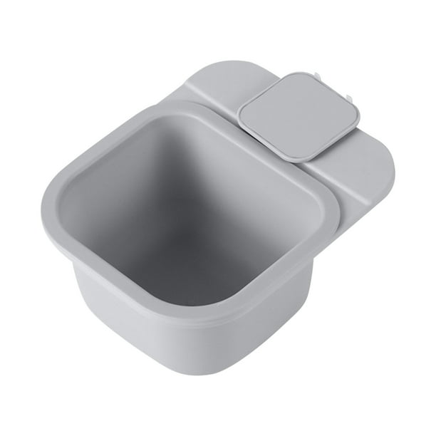 Guvpev Rotating Under Desk Storage Box Office Under Table Trash Can