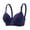 Blue, variant on Nrmvnmi Summer Saving Front Button Bra Front Closure Everyday Sports Bras Floral Prints Comfort Wireless Cotton Bras Full Coverage Bras for Women & Girls For Moms Gifts