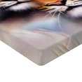 thumbnail image 2 of Ambesonne Mandala Fitted Sheet, Wildlife Savannah Animals, Queen Size, Multicolor, 2 of 3