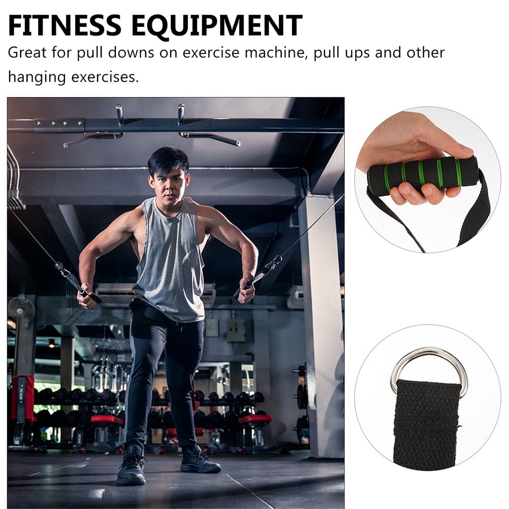 LEORX 8Pack Ergonomic Handle Plastic Nylon Foam Fitness Handles for Resistance Training Pull Ups Home Workout
