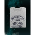 thumbnail image 3 of Motorcycle Lover T-Shirt Men -Smartprints Designs, Male Large, 3 of 4