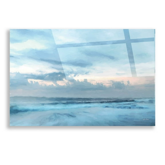 Epic Art 'Dewey Beach Abstract' by Lori Deiter, Acrylic Glass Wall Art, 16"x12"