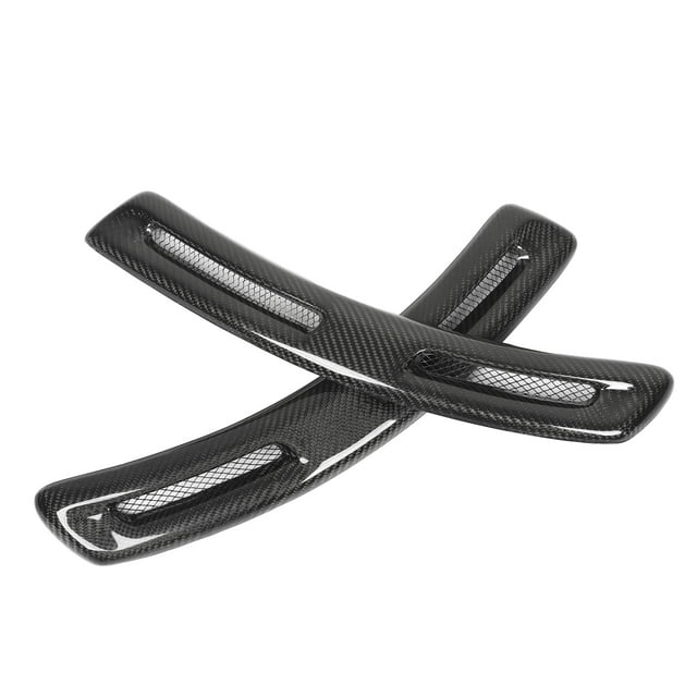 Reemplazo de ventilación lateral del guardabarros delantero de fibra de carbono para Mitsubishi Lancer Evolution X 10 2008 a 2016